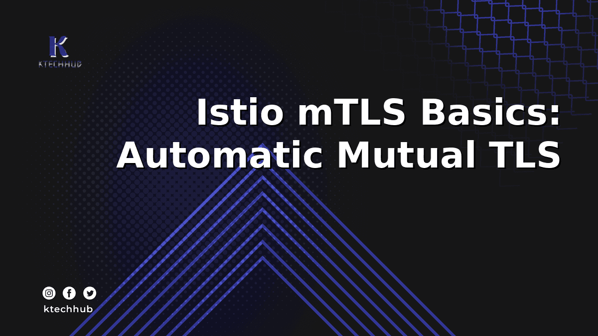 Istio mTLS Basics: Turning On Automatic Mutual TLS Without Touching Application Code