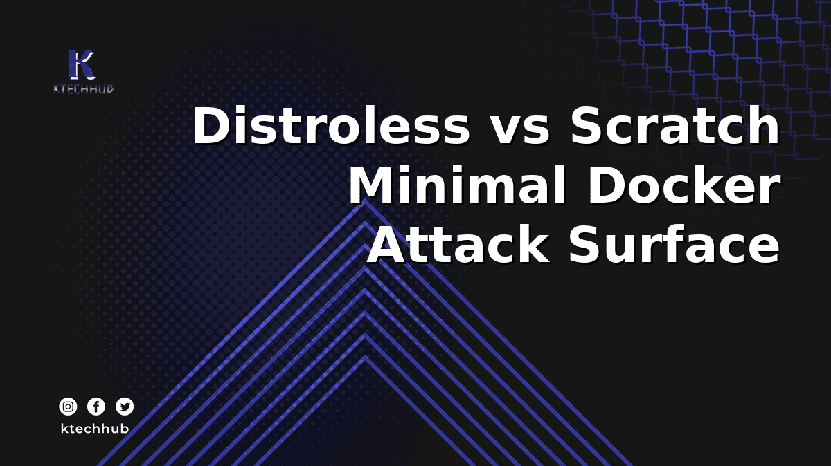 Multi-Stage Docker Builds for a Minimal Attack Surface: Distroless vs Scratch