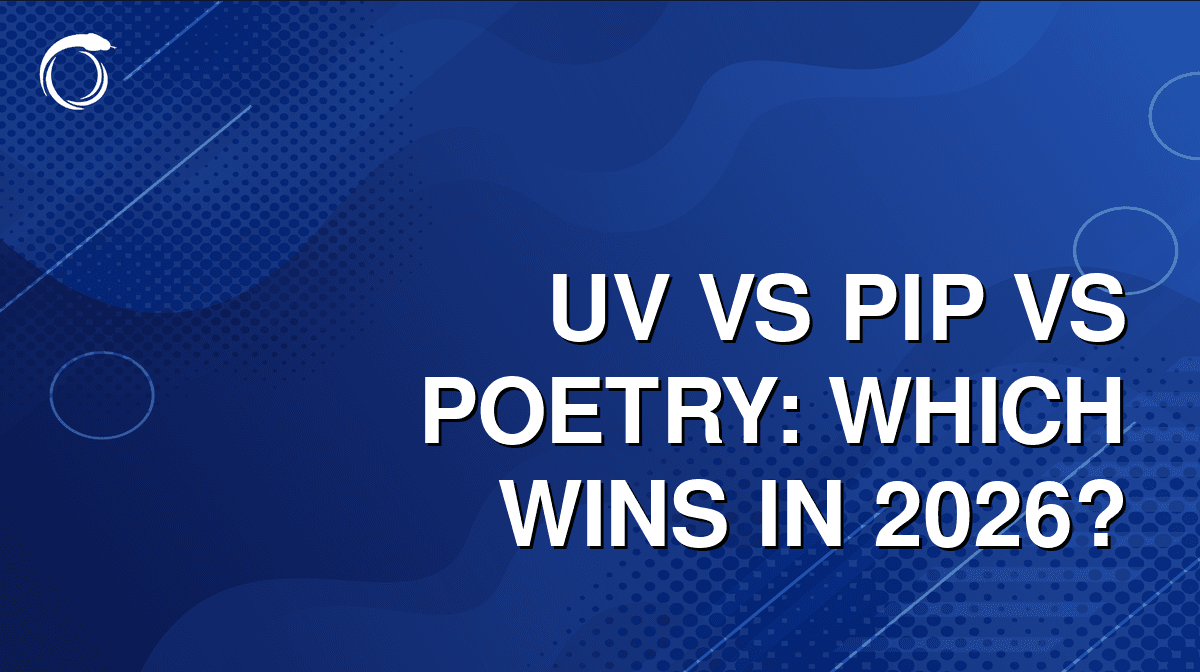 uv vs pip vs poetry — Which One Actually Wins for a New Project in 2026